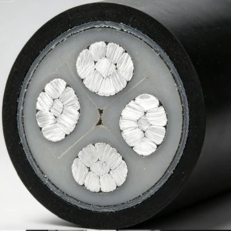 Alúmanam PVC FR Cábla Cumhachta Íseal Voltais